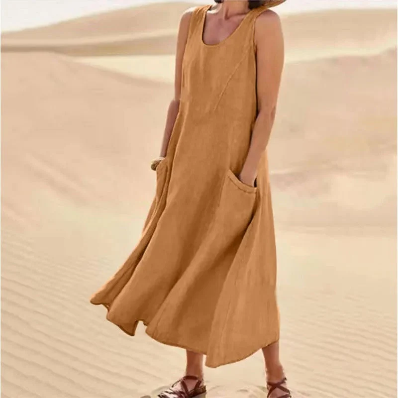 Lena – Sommerkleid aus Leinen für Damen
