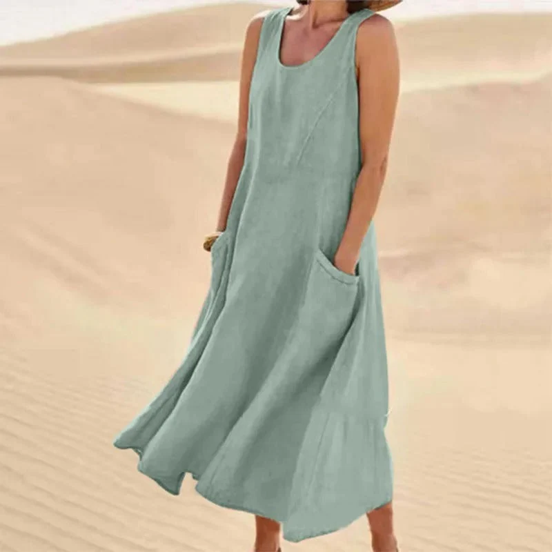 Lena – Sommerkleid aus Leinen für Damen