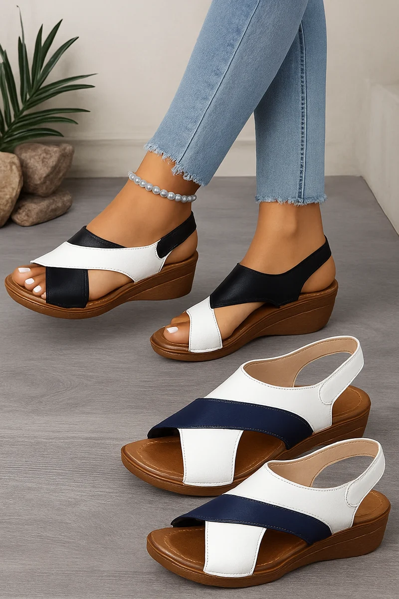 Nadine – Stilvolle orthopädische Slingback-Sandalen für Damen