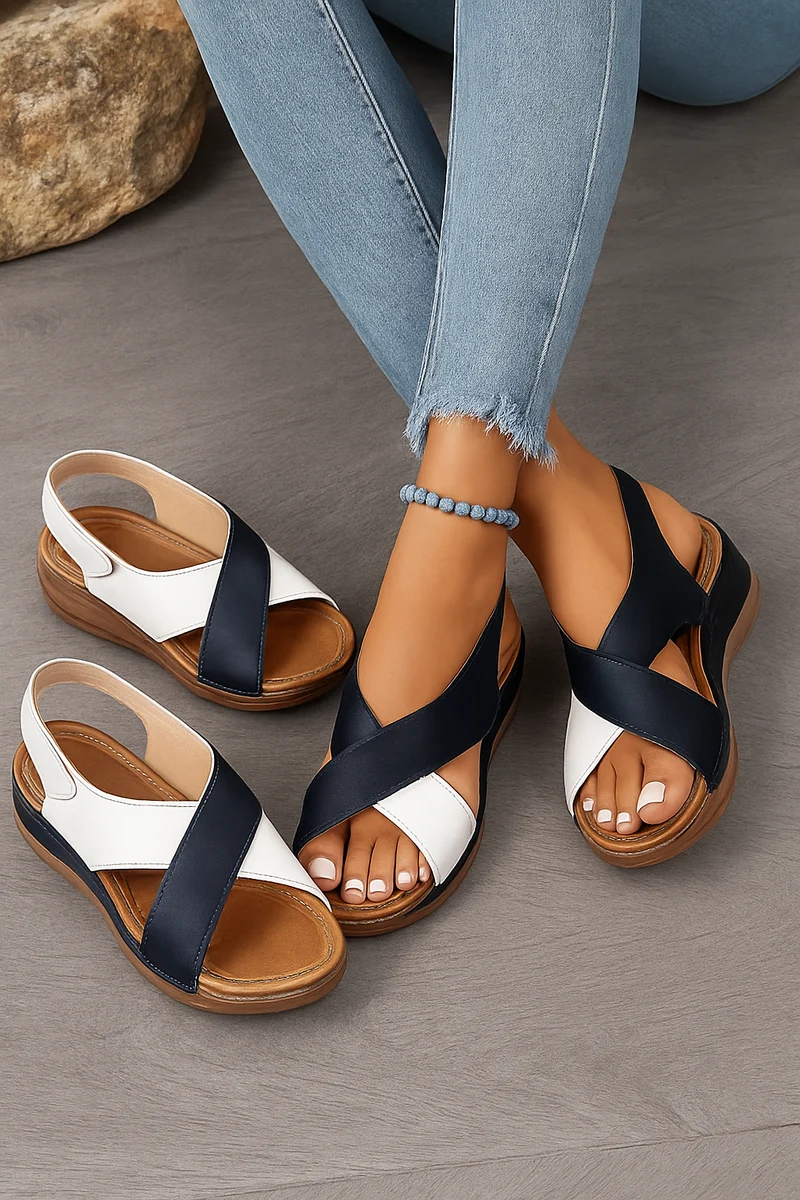 Nadine – Stilvolle orthopädische Slingback-Sandalen für Damen