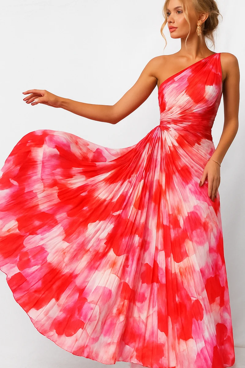 Christa – Elegantes Sommerkleid mit Falten für Damen