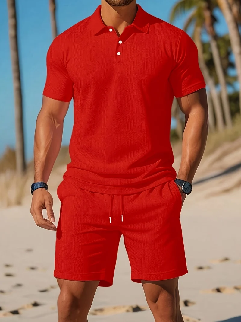Adrian – Lässiges Sommer-Polo-Set für Herren