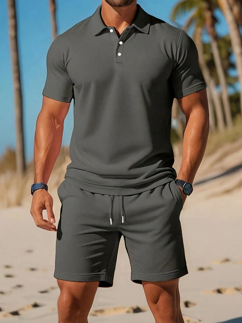 Adrian – Lässiges Sommer-Polo-Set für Herren
