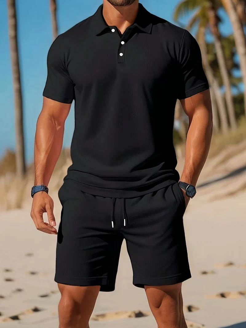 Adrian – Lässiges Sommer-Polo-Set für Herren