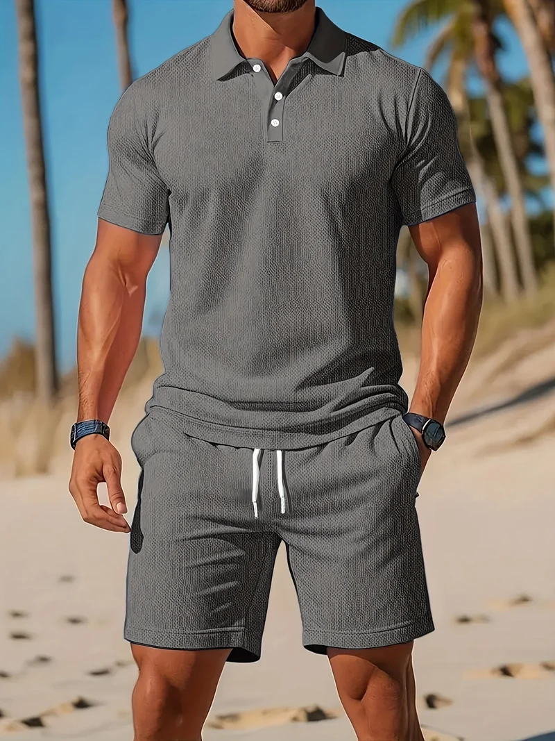 Adrian – Lässiges Sommer-Polo-Set für Herren