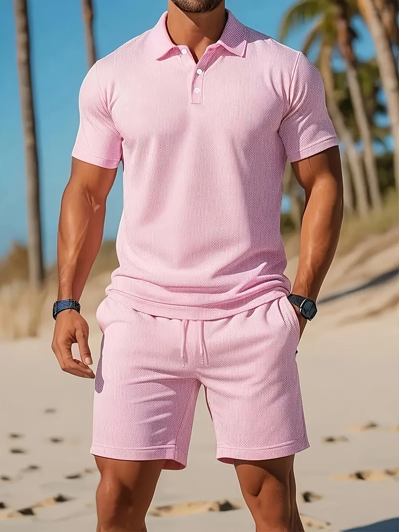Adrian – Lässiges Sommer-Polo-Set für Herren