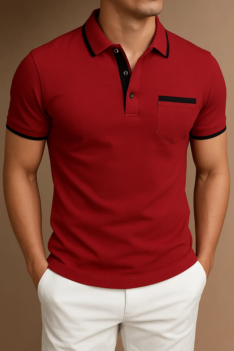 Adrian – Klassisches Poloshirt für Herren