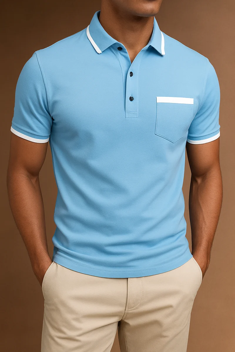 Adrian – Klassisches Poloshirt für Herren