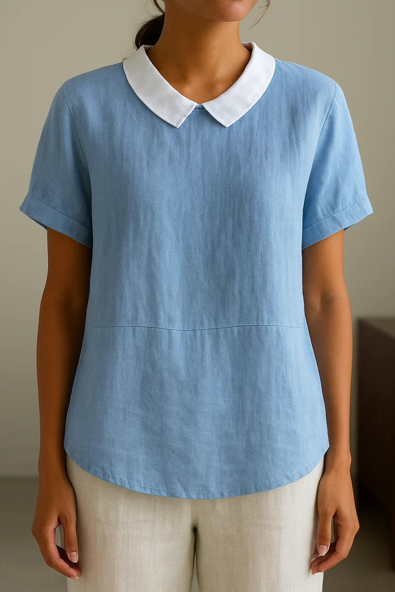 Carina – Elegante Leinenbluse für Damen