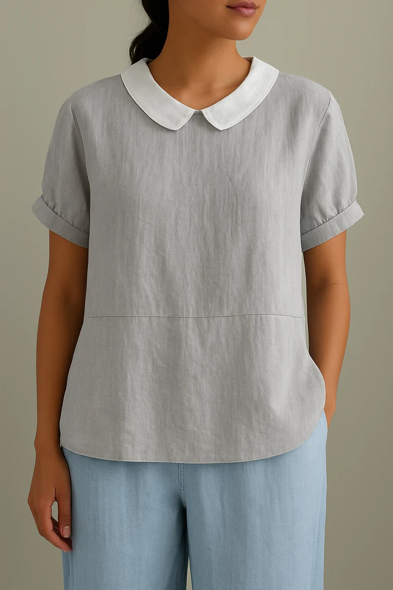Carina – Elegante Leinenbluse für Damen