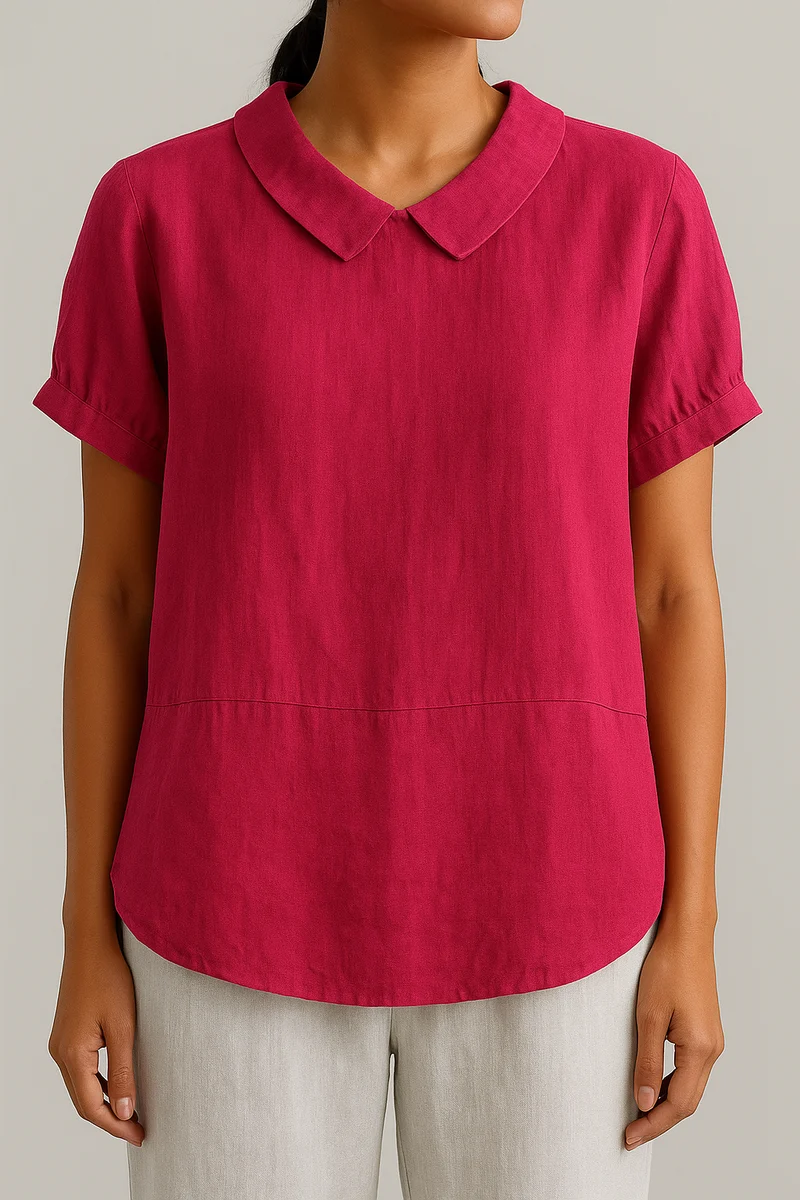 Carina – Elegante Leinenbluse für Damen