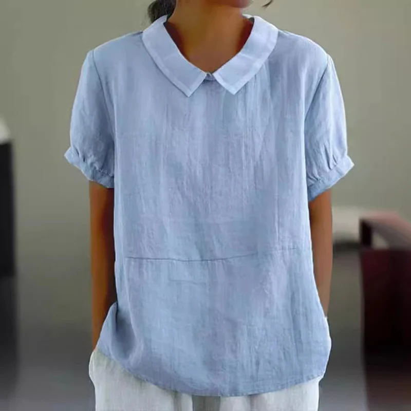 Carina – Elegante Leinenbluse für Damen