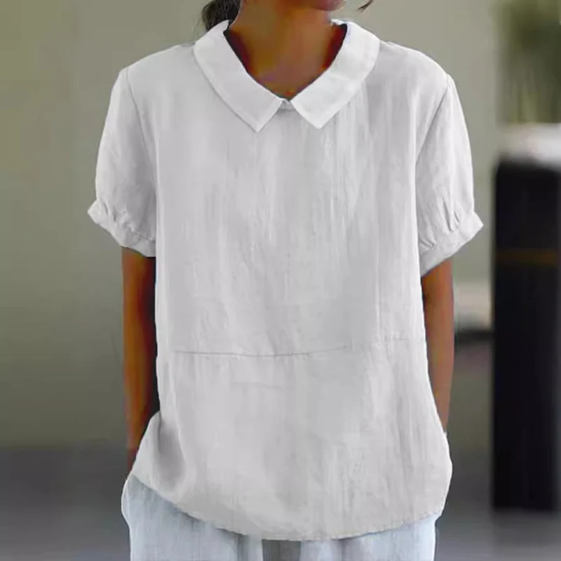 Carina – Elegante Leinenbluse für Damen