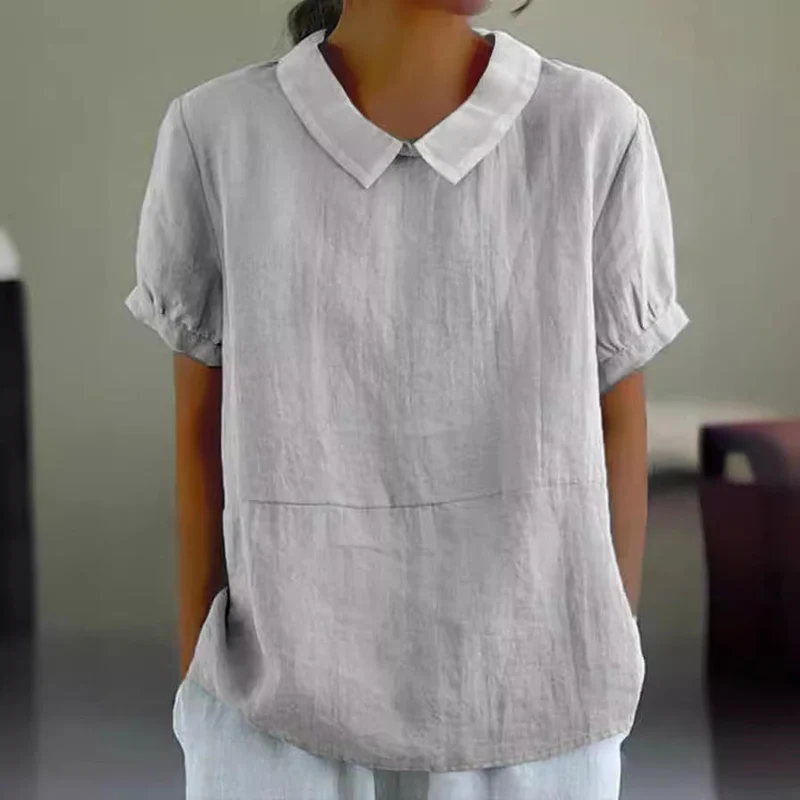 Carina – Elegante Leinenbluse für Damen