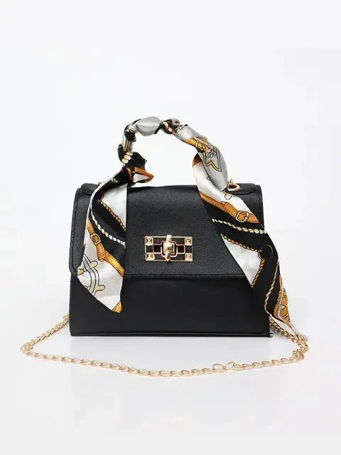 Alina – Schicke Handtasche mit Schal-Detail