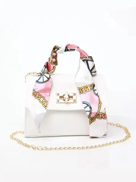 Alina – Schicke Handtasche mit Schal-Detail