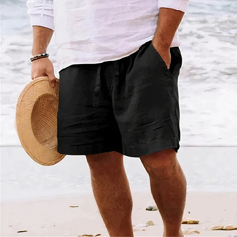Lorenz – Bequeme Leinen Sommershorts für Herren