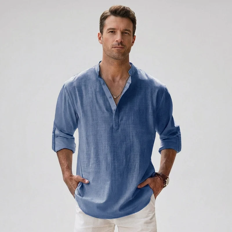 Sven – Lässiges Button-Up-Hemd für Herren