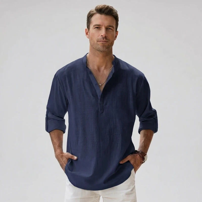Sven – Lässiges Button-Up-Hemd für Herren