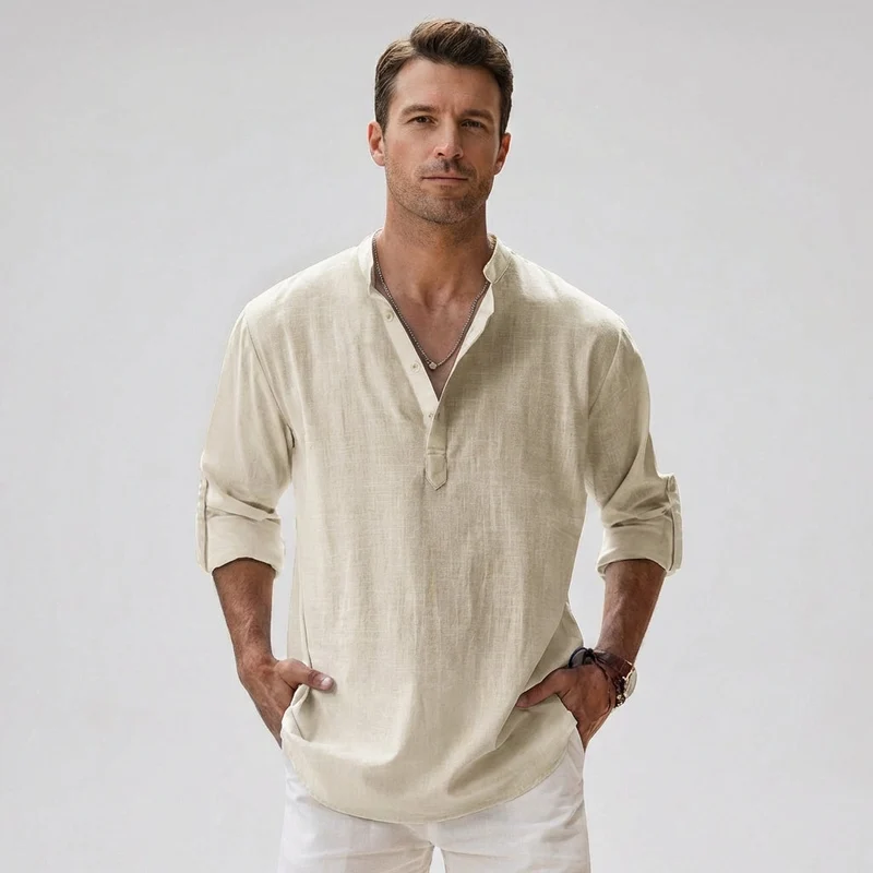Sven – Lässiges Button-Up-Hemd für Herren