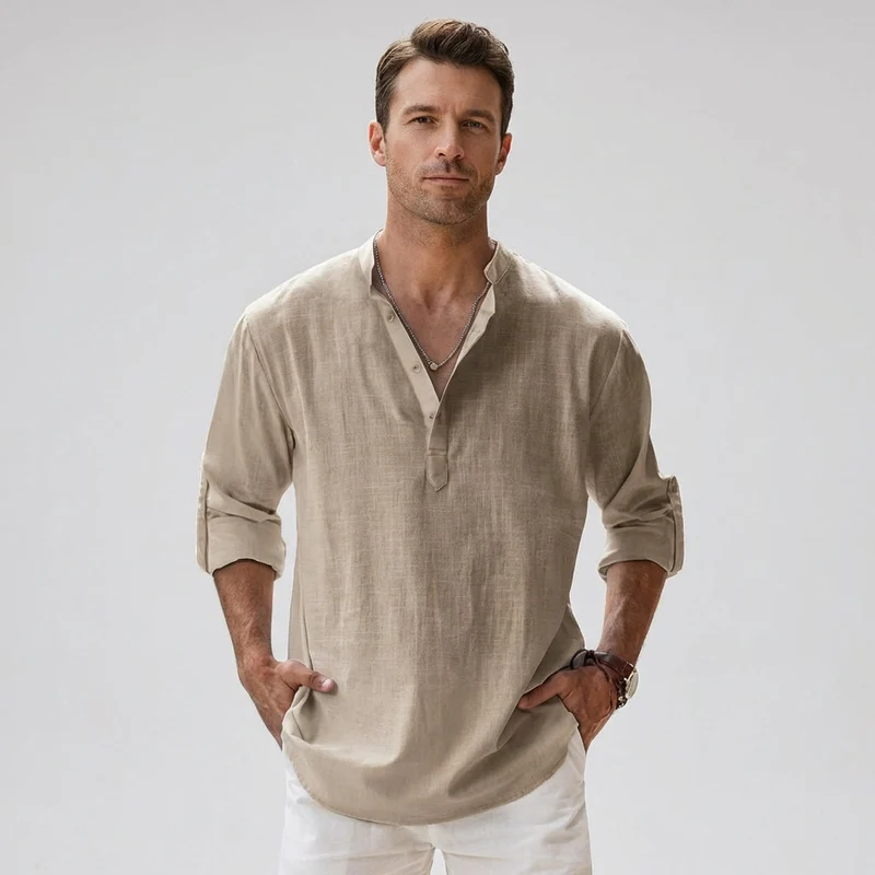 Sven – Lässiges Button-Up-Hemd für Herren