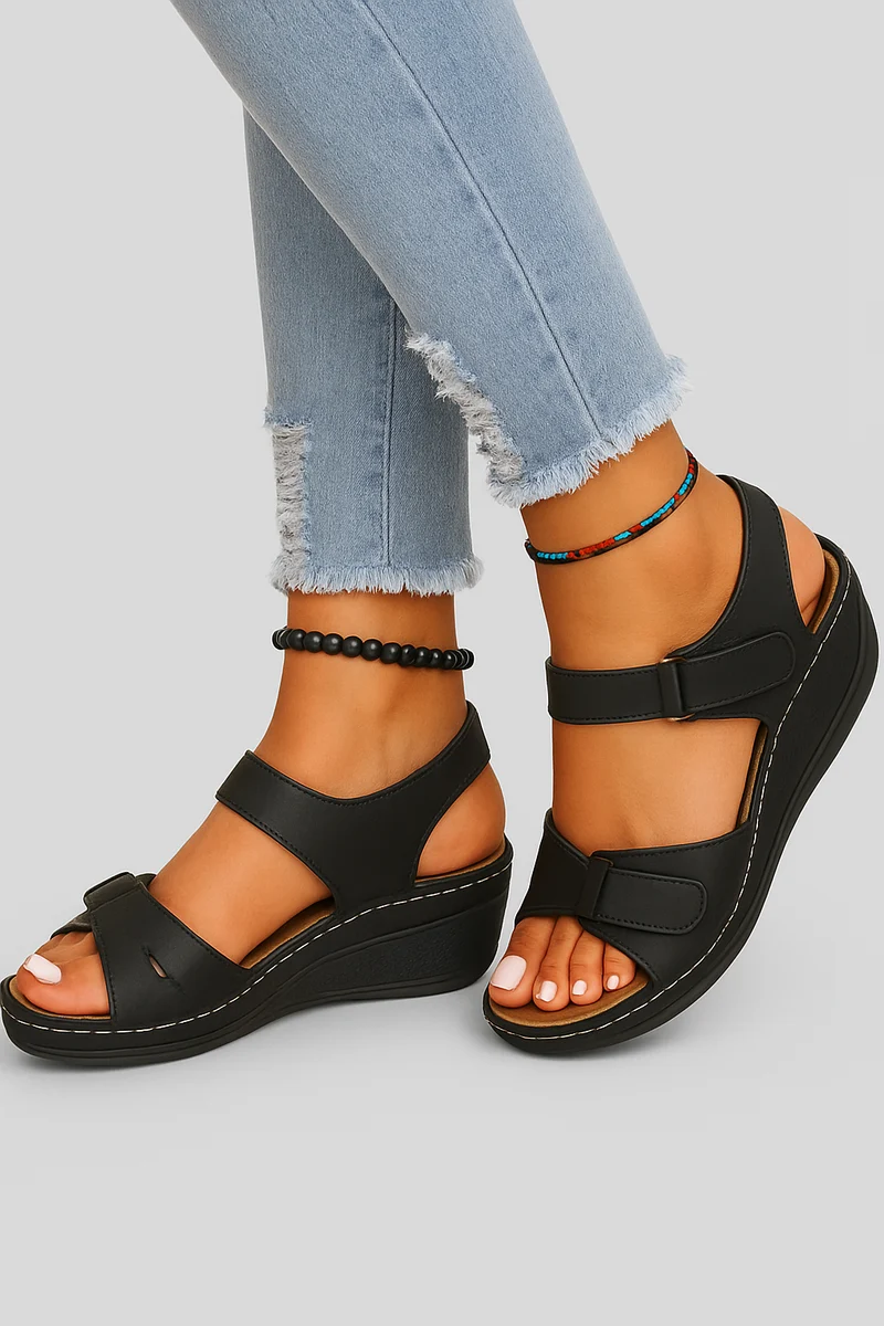 Antonia – Orthopädische Keilsandalen für Damen