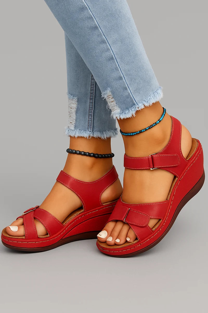 Antonia – Orthopädische Keilsandalen für Damen