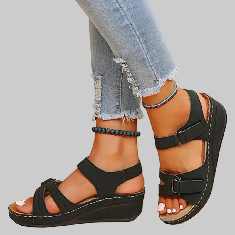 Antonia – Orthopädische Keilsandalen für Damen