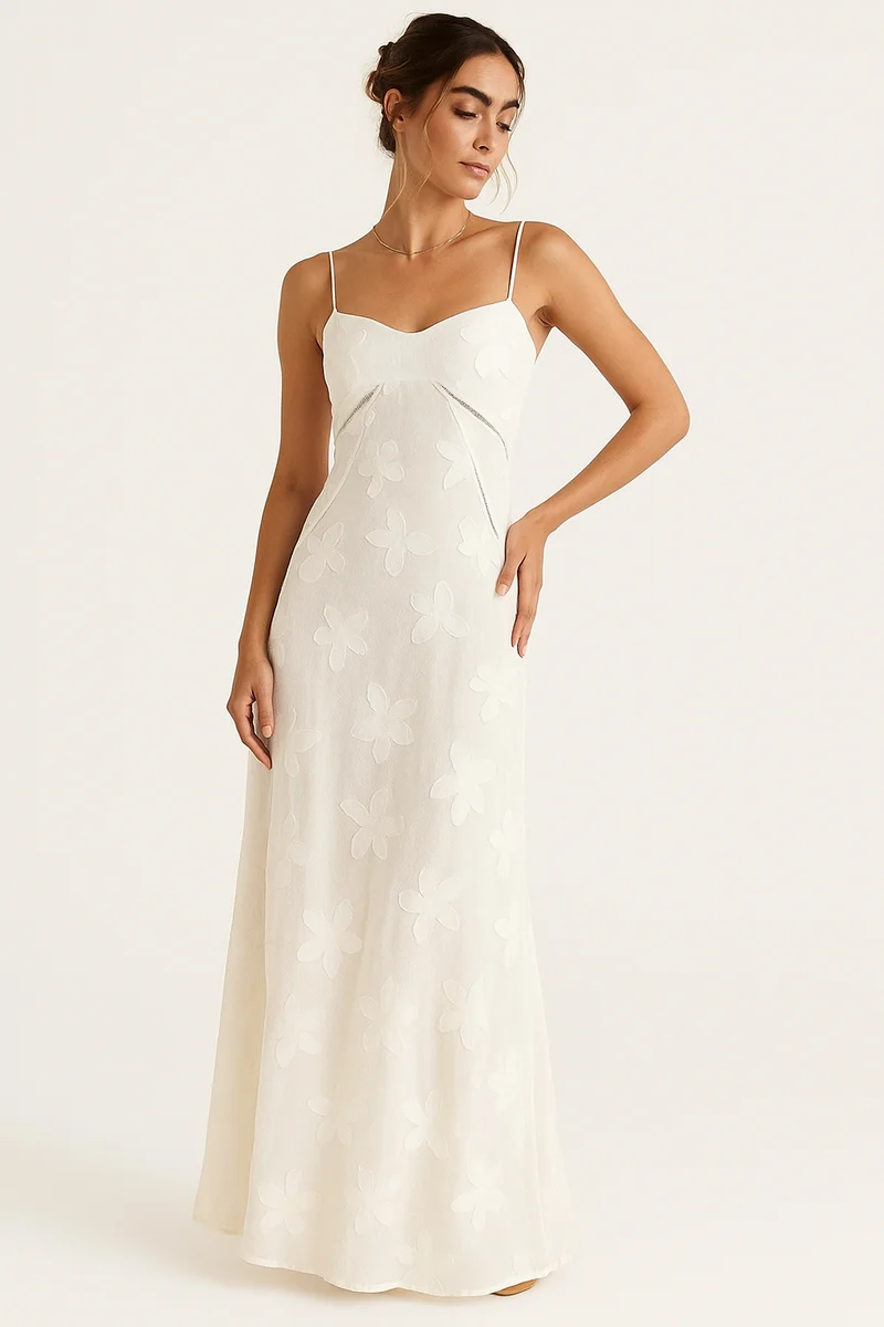 Lara – Elegantes Kleid mit Korsettschnürung und Blumenmuster für Damen