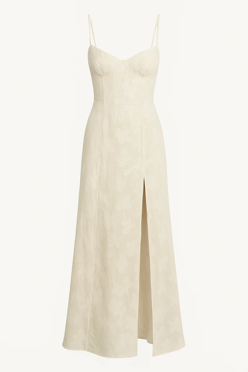 Lara – Elegantes Kleid mit Korsettschnürung und Blumenmuster für Damen