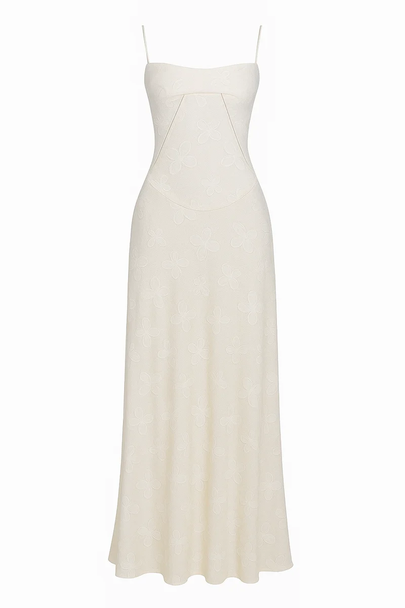 Lara – Elegantes Kleid mit Korsettschnürung und Blumenmuster für Damen