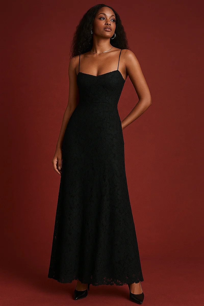 Lara – Elegantes Kleid mit Korsettschnürung und Blumenmuster für Damen
