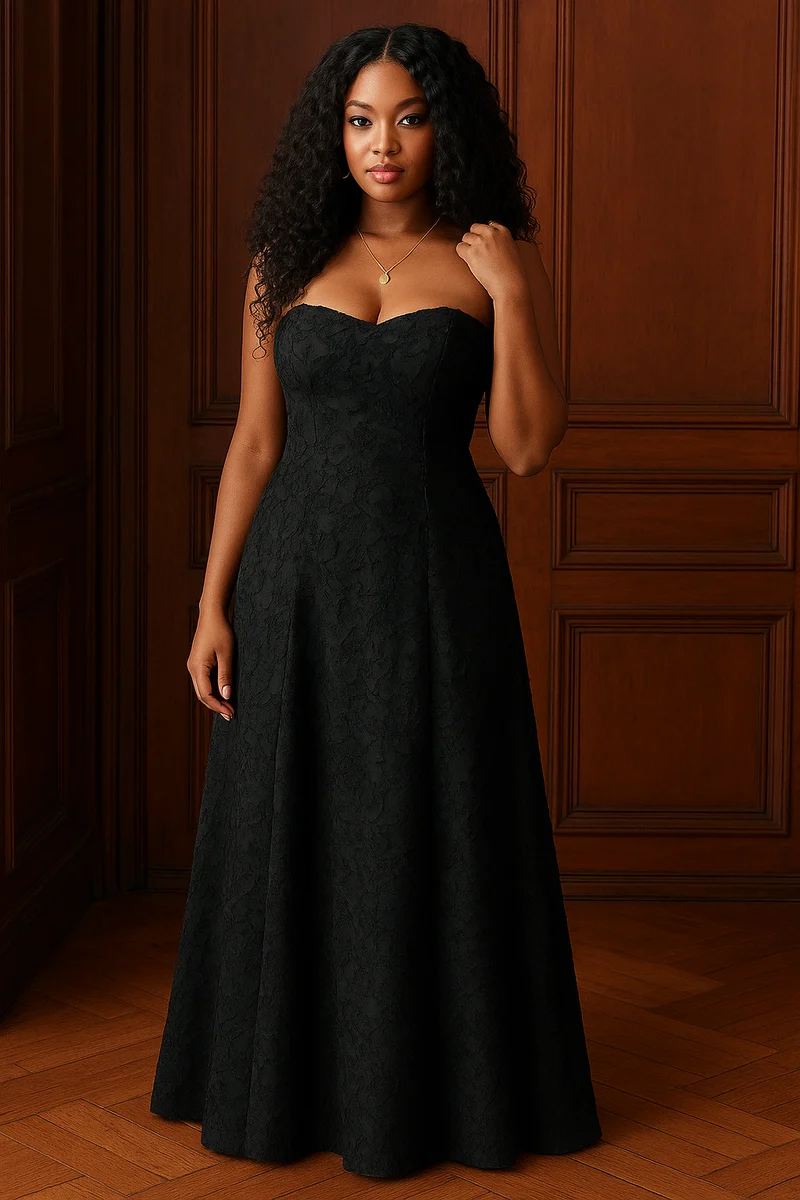 Lara – Elegantes Kleid mit Korsettschnürung und Blumenmuster für Damen