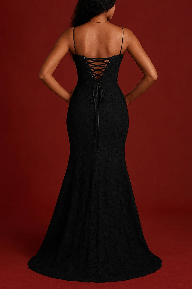 Lara – Elegantes Kleid mit Korsettschnürung und Blumenmuster für Damen