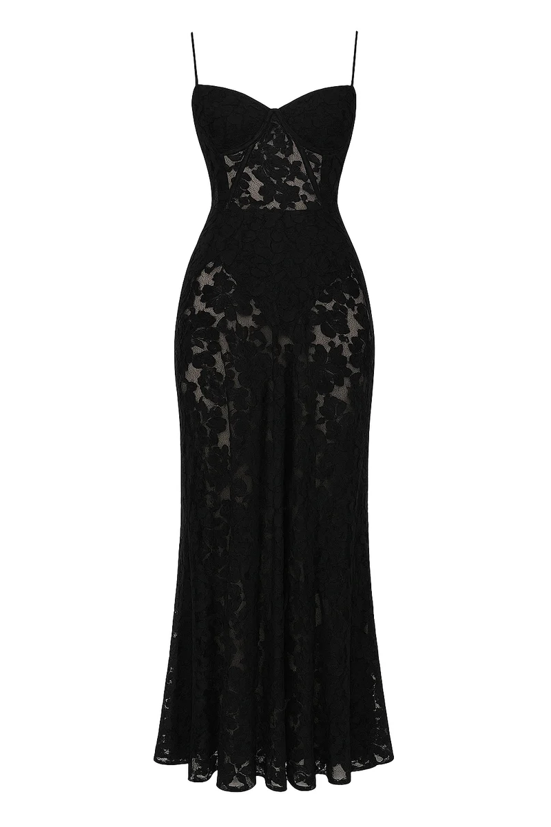 Lara – Elegantes Kleid mit Korsettschnürung und Blumenmuster für Damen