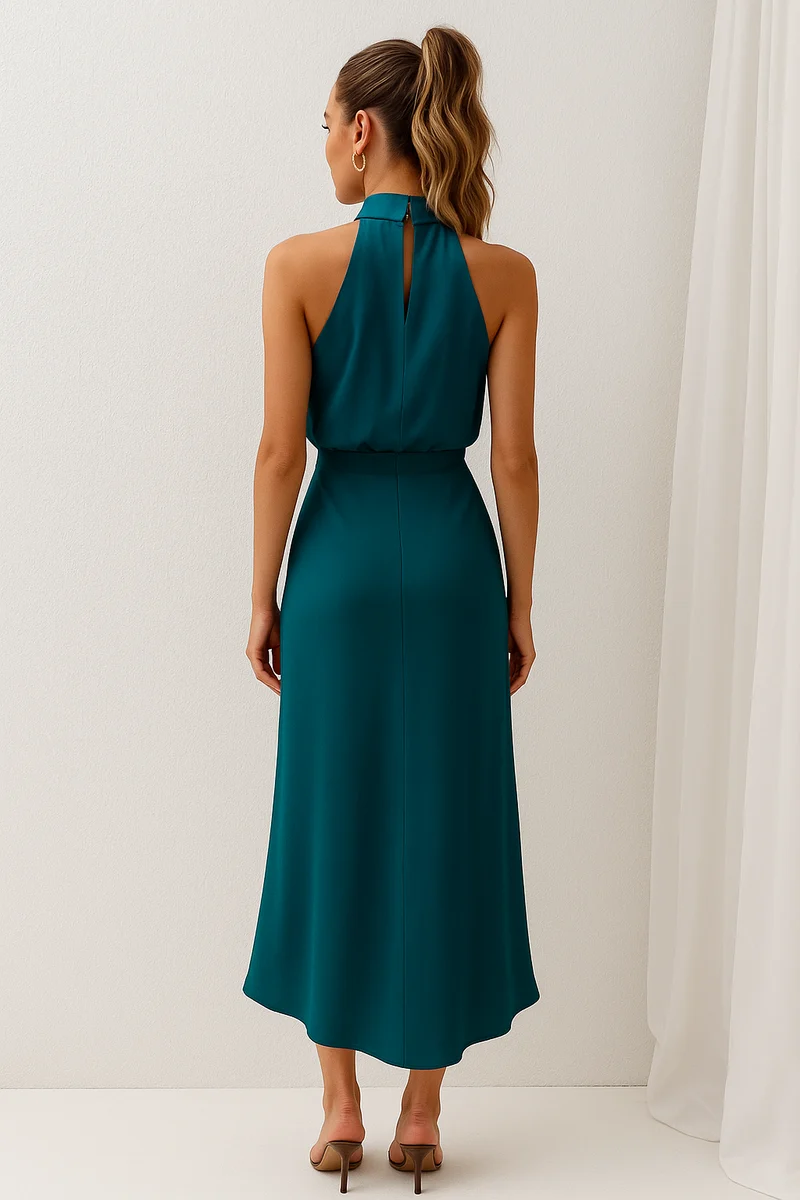 Stefanie – Elegantes Neckholder-Kleid für Damen