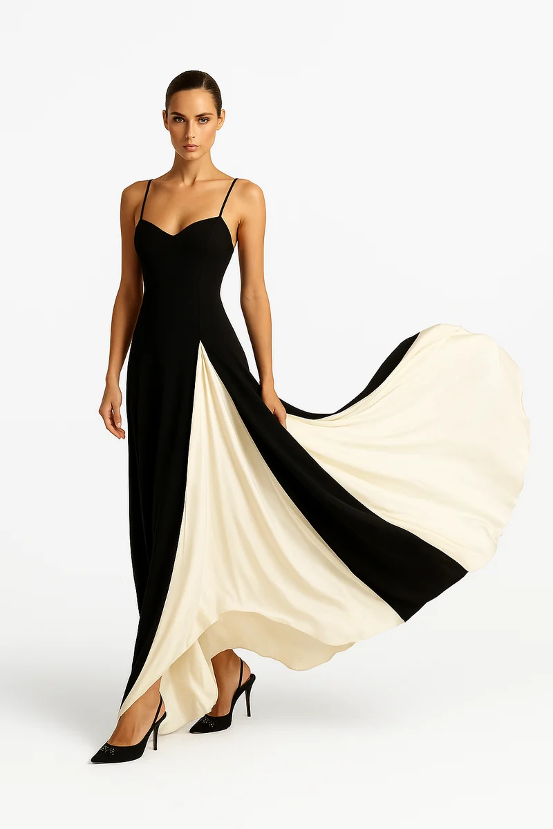 Karin – Elegantes langes Abendkleid für Damen