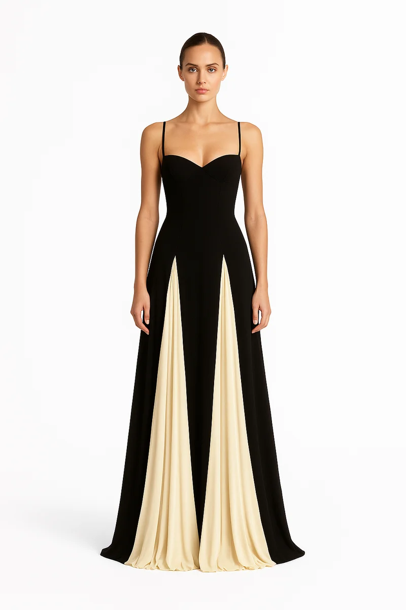 Karin – Elegantes langes Abendkleid für Damen