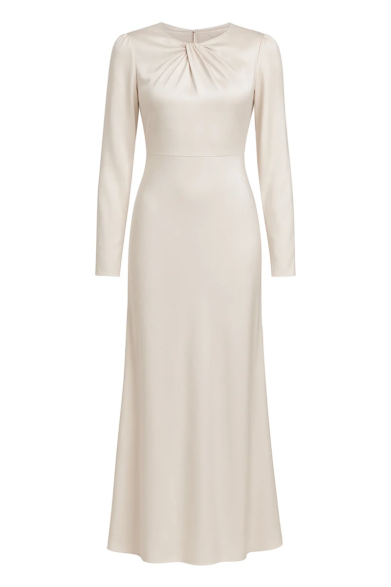 Franziska – Elegantes Satin-Abendkleid für Damen