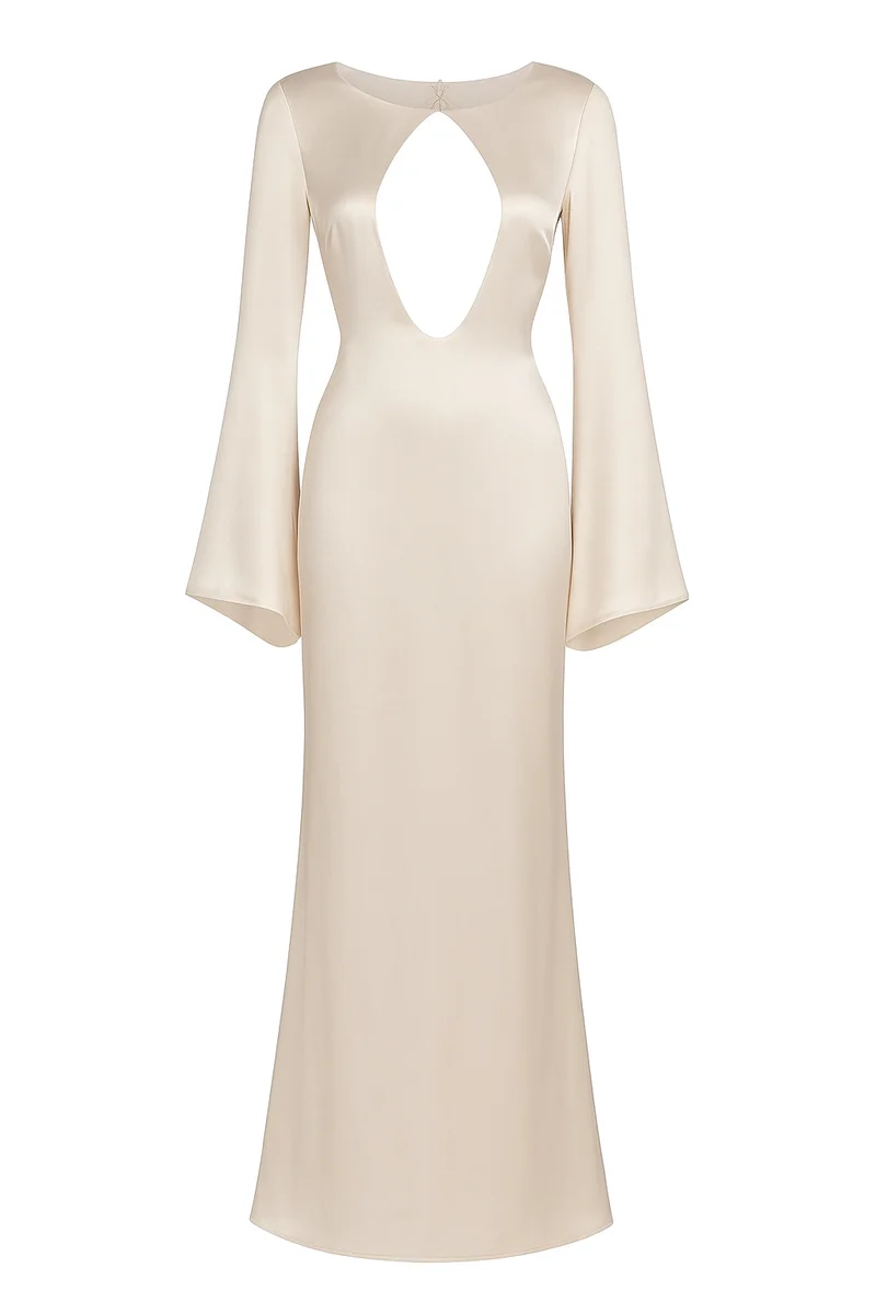 Franziska – Elegantes Satin-Abendkleid für Damen
