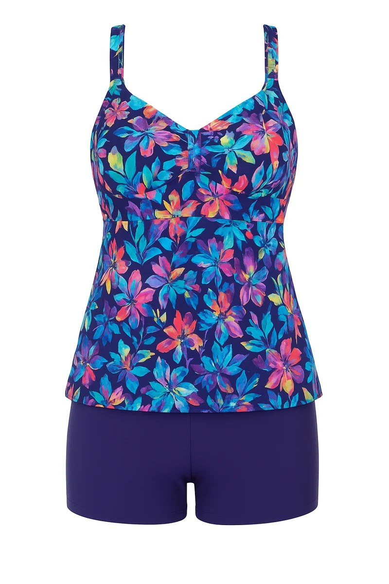 Daniela – Stilvolles Tankini-Set mit Shorts für Damen