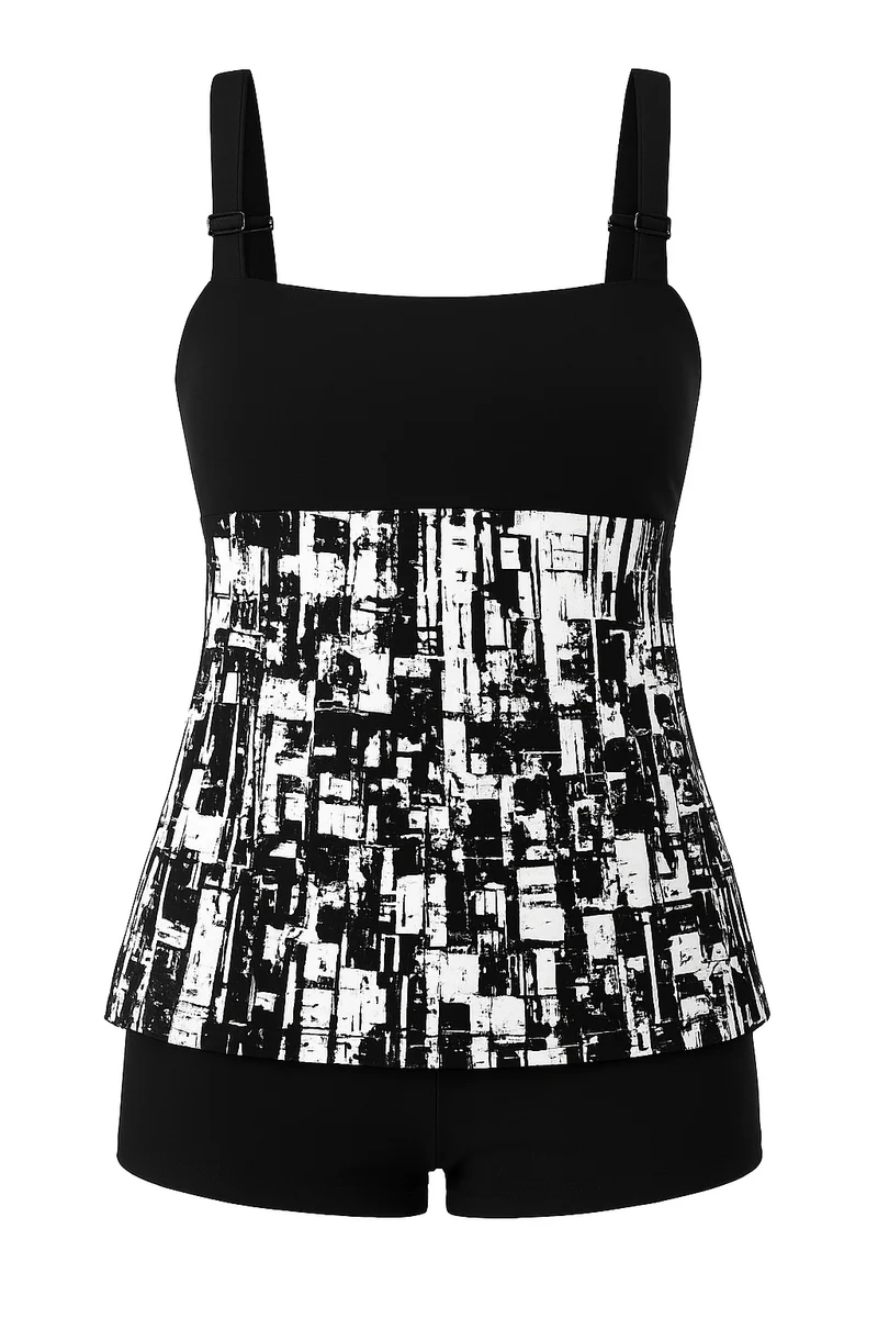 Daniela – Stilvolles Tankini-Set mit Shorts für Damen