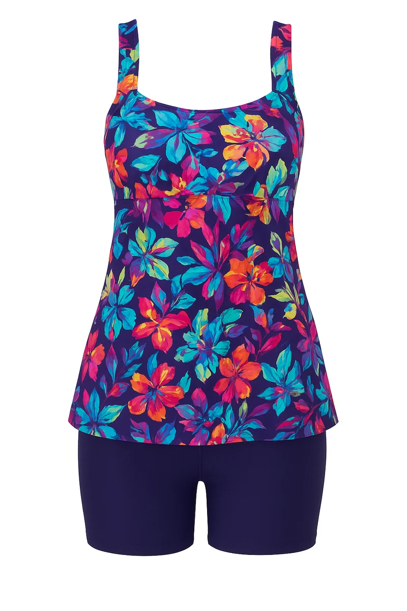 Daniela – Stilvolles Tankini-Set mit Shorts für Damen