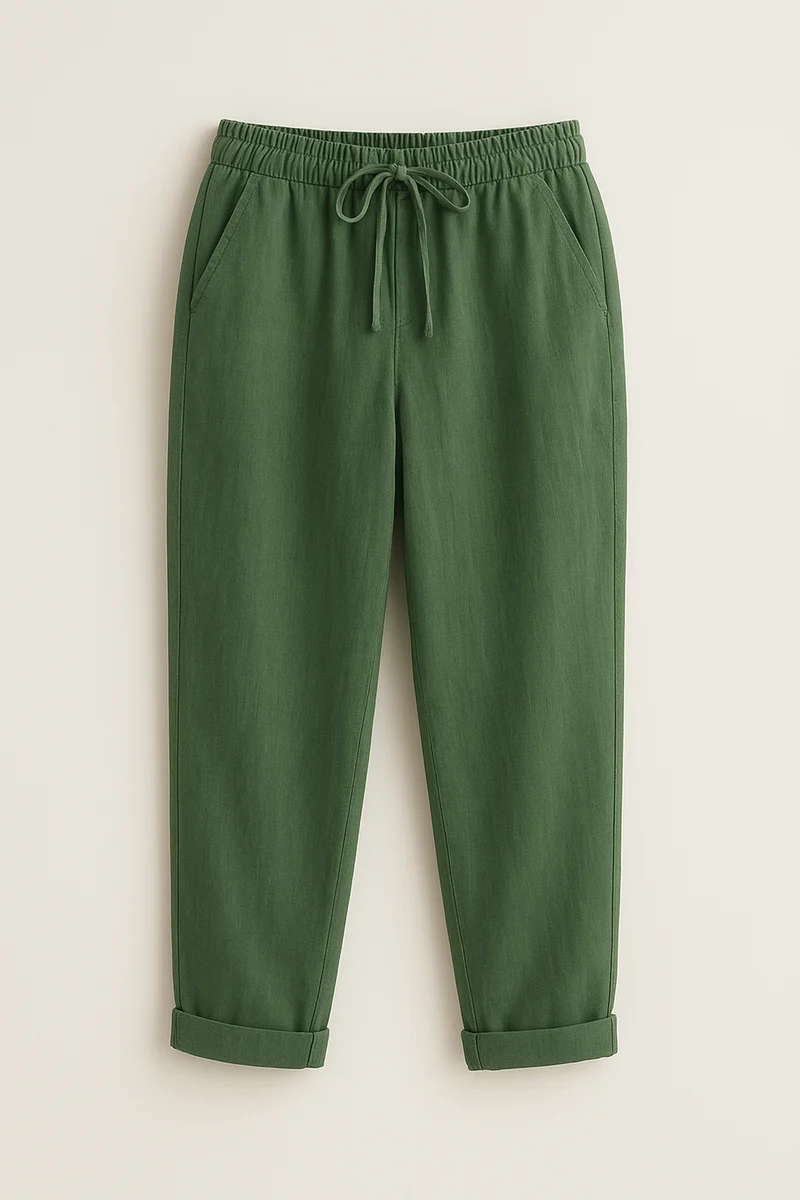 Lydia – Lässige Hose aus Baumwoll-Leinen für Damen