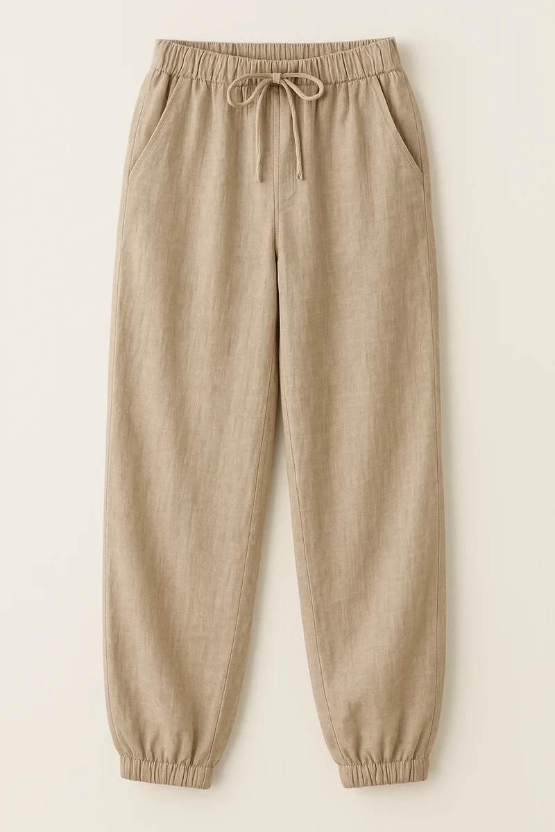 Lydia – Lässige Hose aus Baumwoll-Leinen für Damen