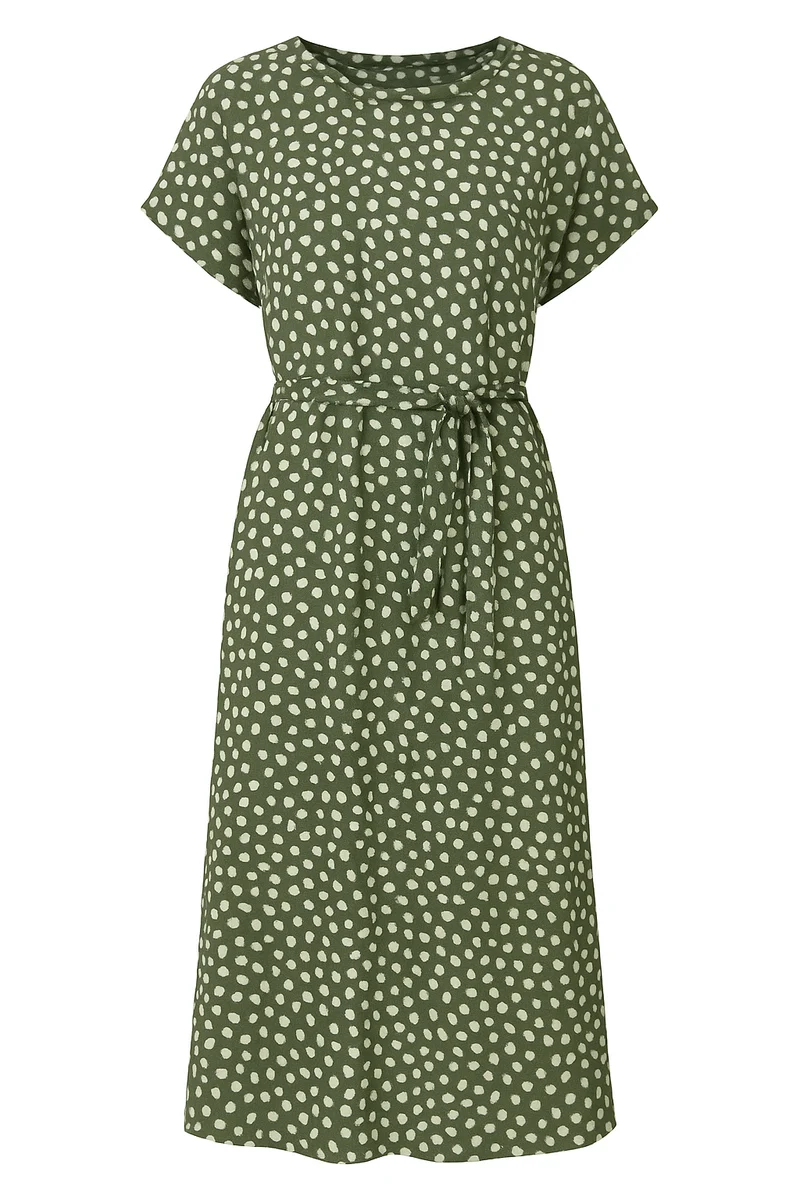 Helga – Stilvolles bedrucktes Sommerkleid für Damen