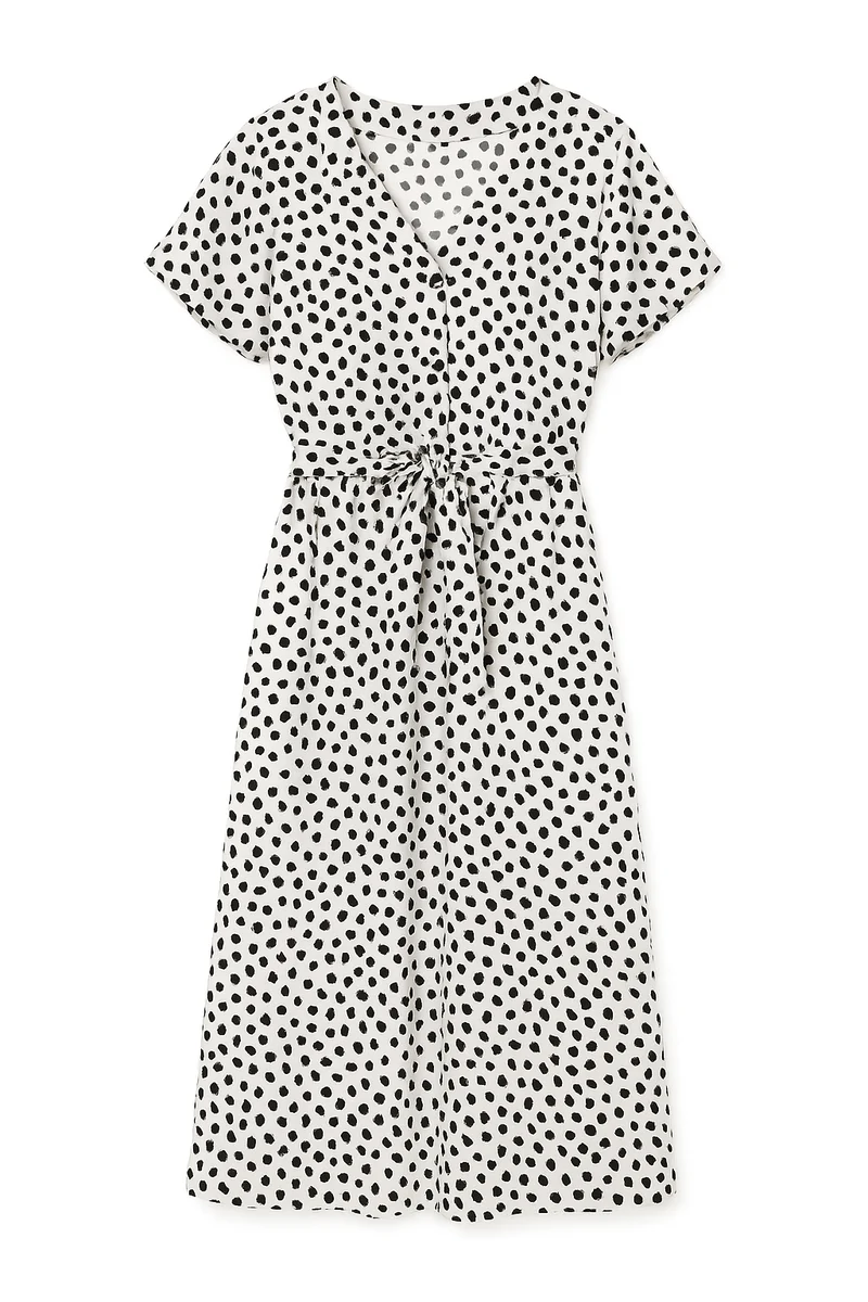 Helga – Stilvolles bedrucktes Sommerkleid für Damen