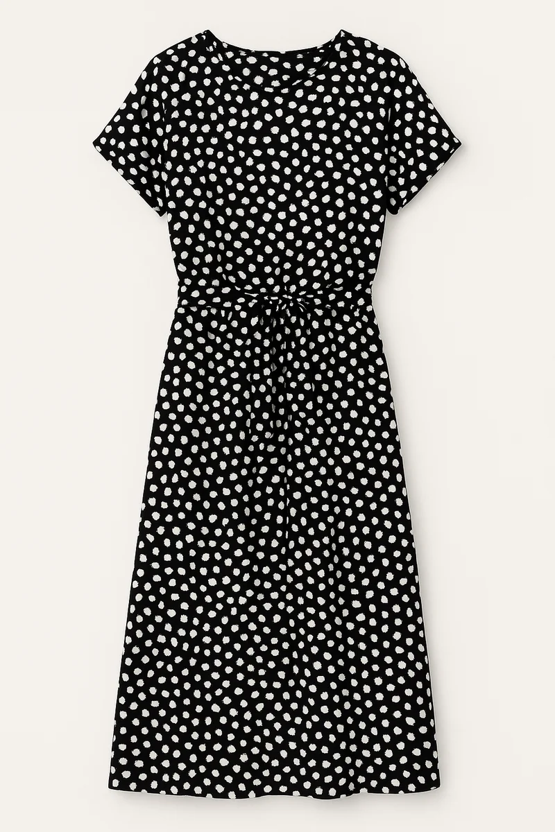 Helga – Stilvolles bedrucktes Sommerkleid für Damen