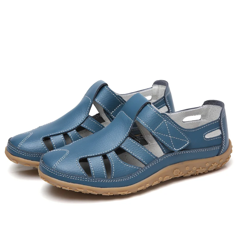 Laura – Orthopädische Damensandalen im Retro-Stil