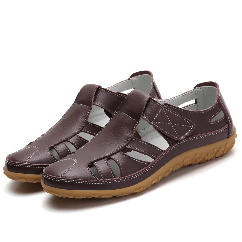 Laura – Orthopädische Damensandalen im Retro-Stil